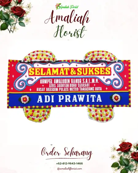 Papan Bunga Ucapan Selamat Koang Jaya